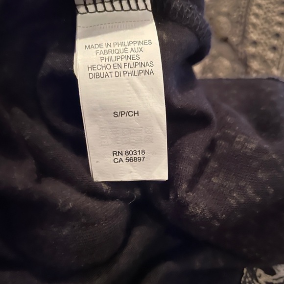 Lucky Brand Black Tan Midi Long Slv V neck Dress Pockets Tribal Boho Festival S - Picture 9 of 12